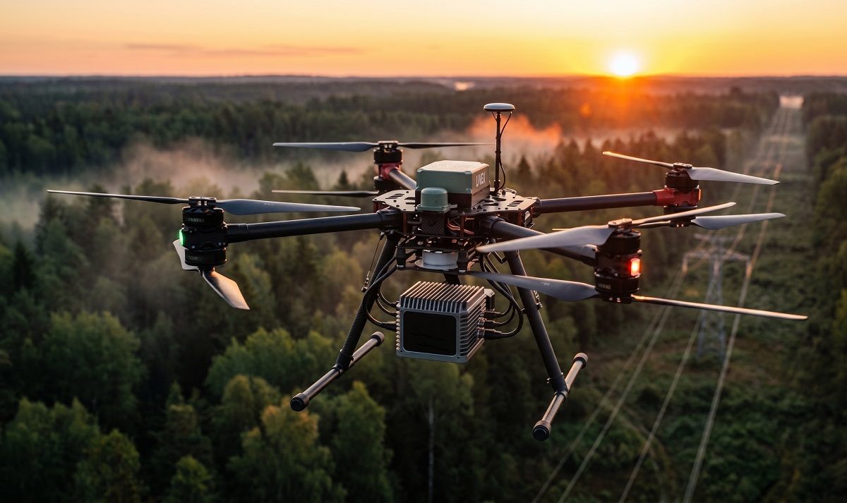 Drone LiDAR Survey in Estonia
